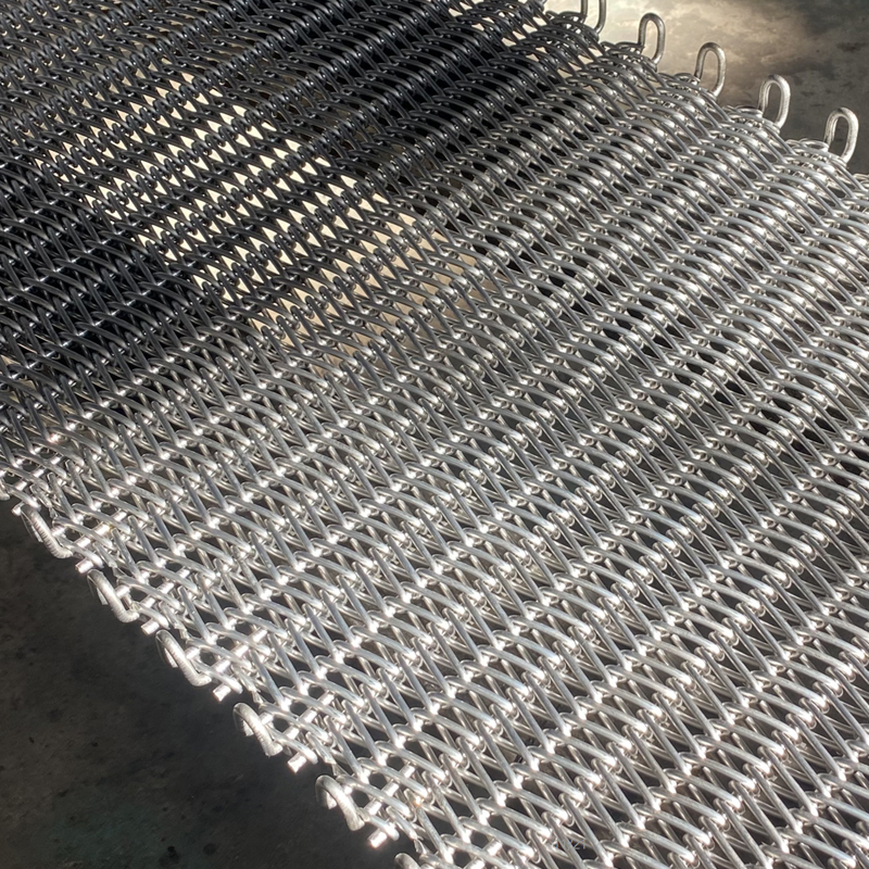Watch parts polishing furnace mesh belt