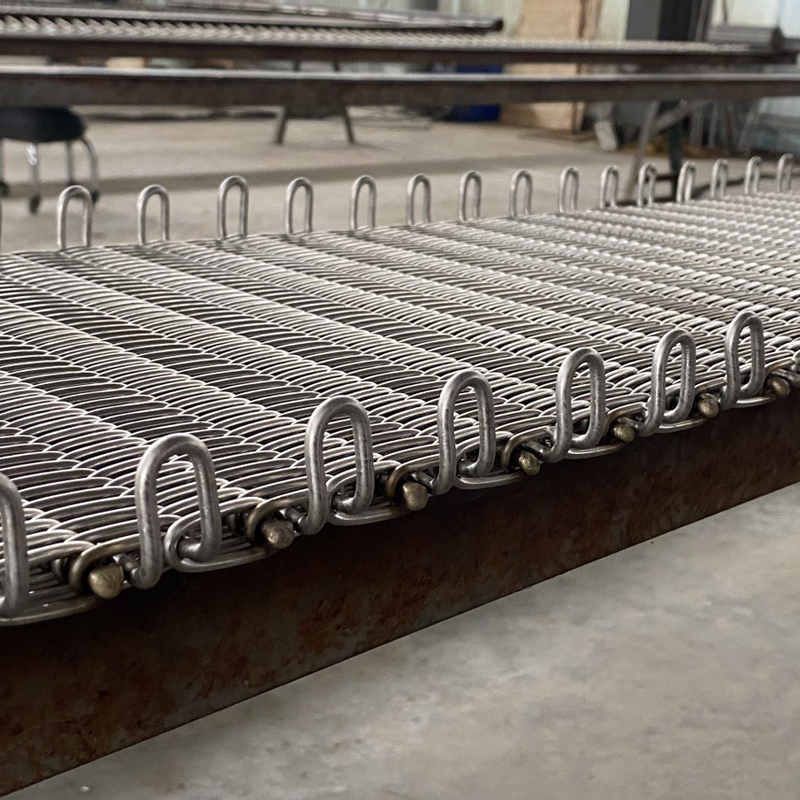 Glass bottle annealing furnace mesh belt