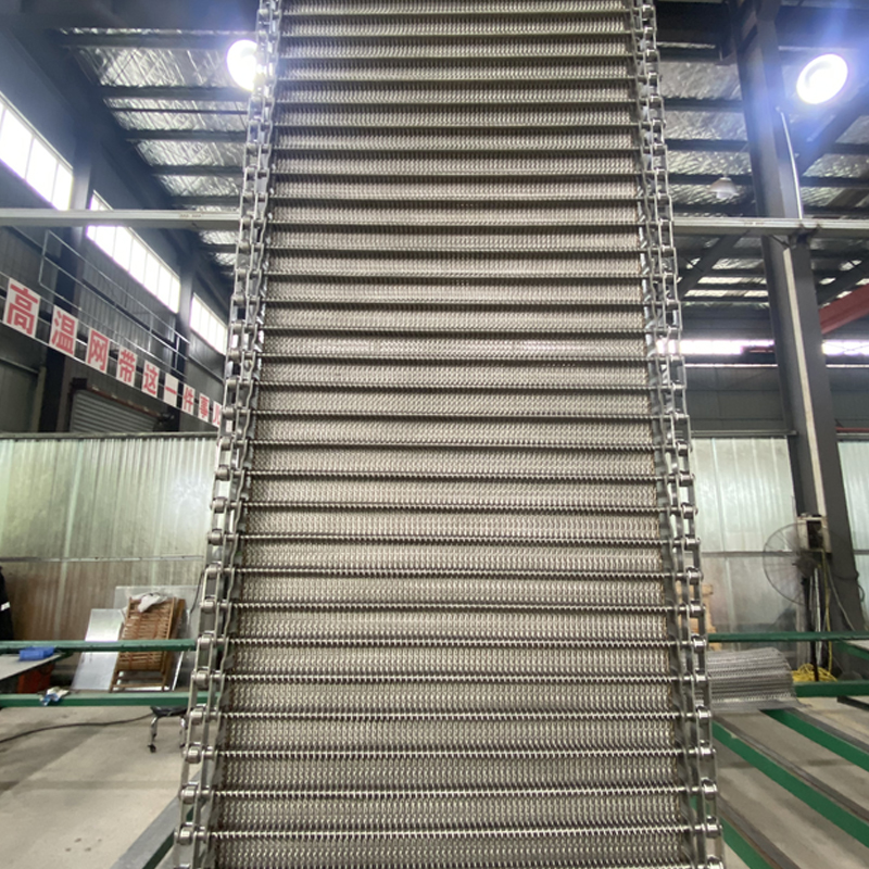Bearing normalizing furnace mesh belt